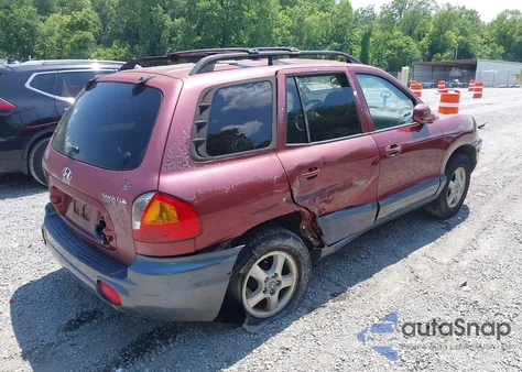 2004 Hyundai Santa Fe из США, поврежденный, VIN KM8SB12B84U628261